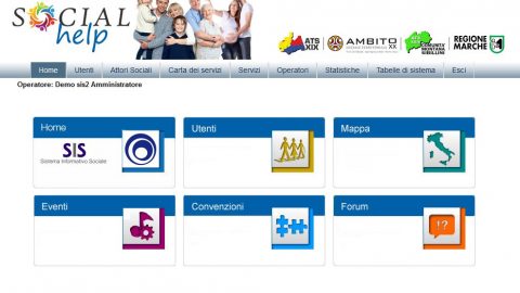 Regione Marche – Progetto Social help