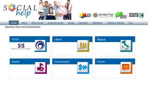 Regione Marche – Progetto Social help